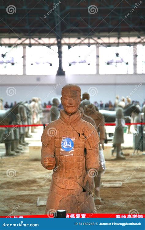 Terracotta Sculptures Depicting The Armies Of Qin Shi Huang The First