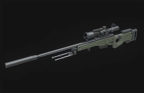 3D model L115A3 Sniper Rifle VR / AR / low-poly | CGTrader