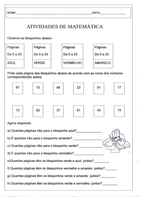 Atividade De Matem Tica E Anos Adi O E Multiplica O