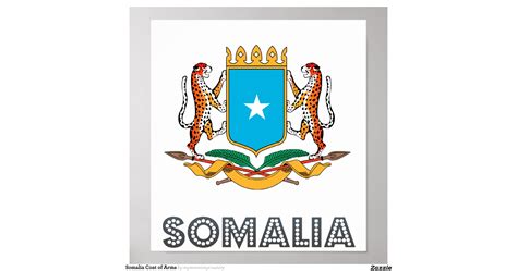 Somalia Coat of Arms Print | Zazzle