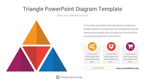 triangle powerpoint diagram template | CiloArt