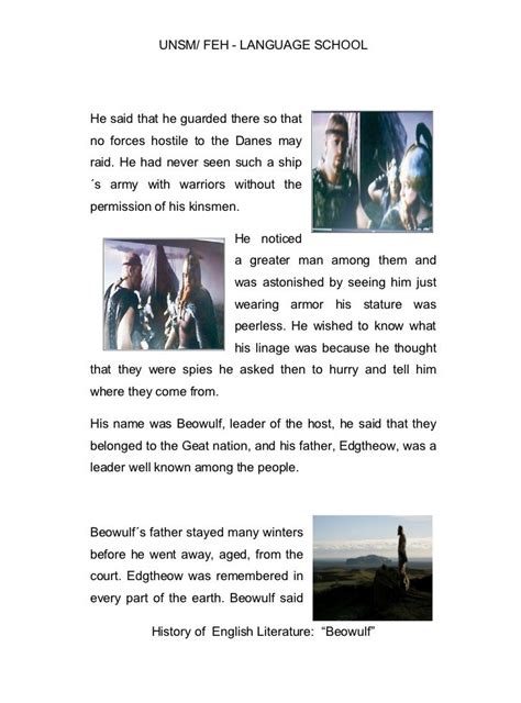 Beowulf summary