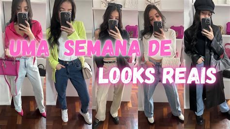 Uma Semana De Looks Reais Casuais E Estilosos Youtube