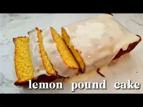 🍋 Lemon Pound Cake 🍋 Aesthetic Baking Best And Easy Recip Mooshie