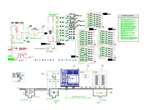 Diagrama Unifilar Subestacion Kva Mb Bibliocad