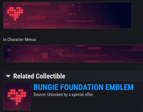 Destiny 2 Bungie Foundation Emblem. - Etsy