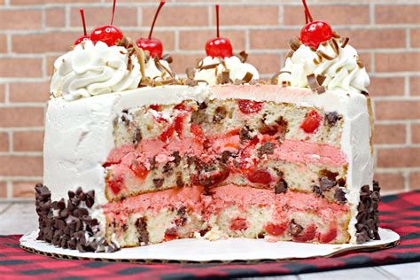 Cherry Garcia Chocolate Cherry Cake Recipe My Heavenly Recipes