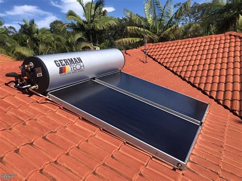 German Tech Roof Mount Solar Hot Water Systems
