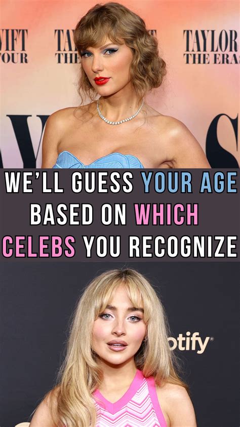 Tell Us Which Of These Celebs You Recognize And Well Guess Your Age