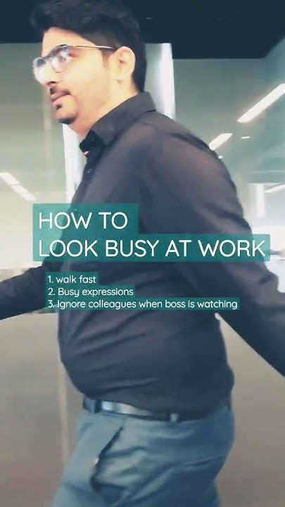 How To Look Busy At Work Youtubeshorts Officelife Lookbusy Viral