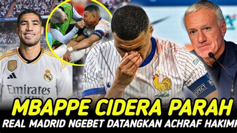 CIDERA PARAHMBAPPE ABSEN SAMPAI EURO 2024 BERAKHIRRESMIREAL MADRID