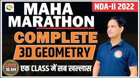 D Geometry One Shot Nda D Geometry For Nda Complete Nda Maths