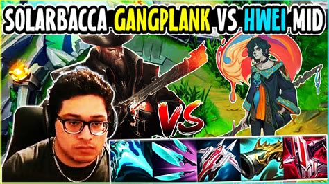 Solarbacca Ap Gangplank Vs Hwei Mid Na Grandmaster Patch 14 3 Youtube