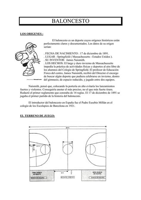 Reglas Del Baloncesto PDF