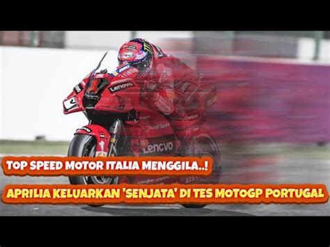 Top Speed Motor Italia Menggila Aprilia Akan Keluarkan Senjata Di