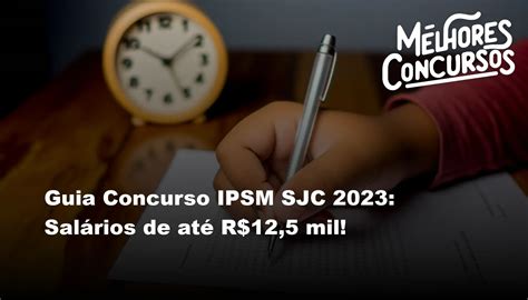 Guia Concurso Ipsm Sjc Sal Rios De At R Mil