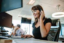 Business Woman With A Headset Free Stock Photo - Public Domain Pictures