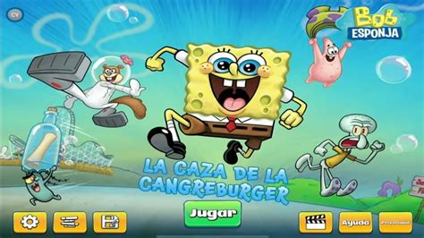 GAMEPLAY BOB ESPONJA A LA CAZA DE LA CANGREBURGUER MUNDO 1 YouTube