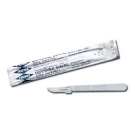 Andwin Scientific FEATHER DISPOSABLE SCALPEL #10 Pack of 20, Quantity ...