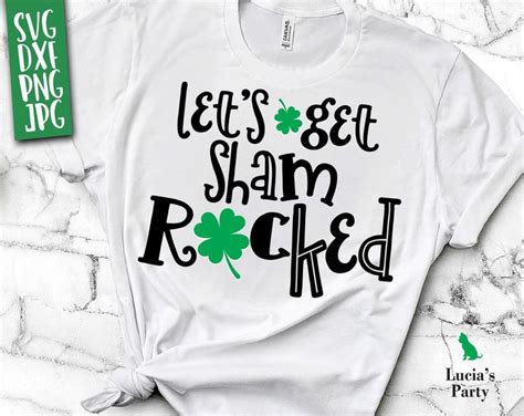 Lets Get Shamrocked Svg St Patricks Day Svg St Patricks Day Shirt Svg