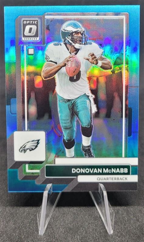 Donovan McNabb 163 2022 Panini Donruss Optic Aqua Prizm 299 EBay