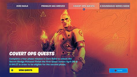 Fortnite Chapter 3 Season 2 Covert Ops Quest Fortnite Guide Ign