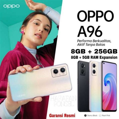 Jual OPPO A96 8GB 256GB JARINGAN 5G GARANSI RESMI Di Seller Harapan