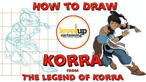 How To Draw Korra Legend Of Korra Step By Step Youtube