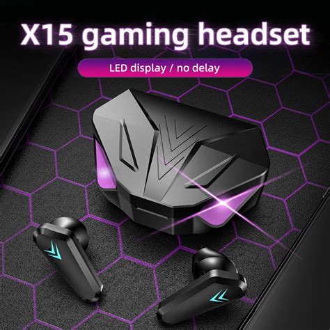 X Tws Fone De Ouvido Bluetooth Sem Fio Visor Led Gamer Para