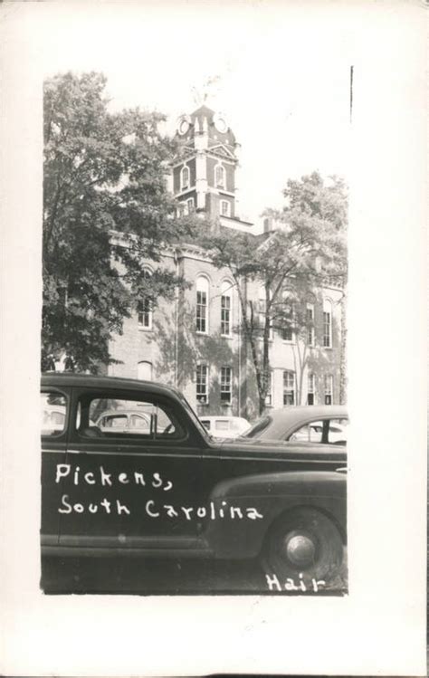 Court House Pickens, SC Postcard