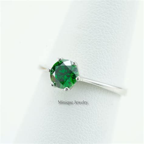 Emerald Green Ring - Etsy