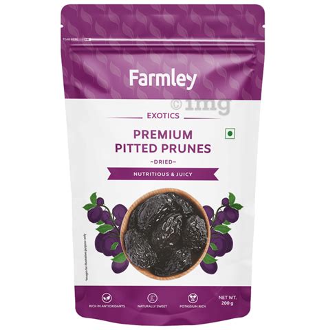 Farmley Exotics Premium Pitted Prunes Dried Buy Packet Of 200 0 Gm Dry