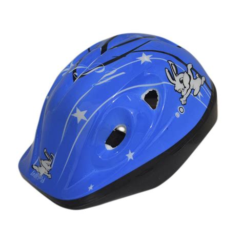 Kit Capacete Cotoveleira Joelheira Infantil Bike Skate Azul Ciclop