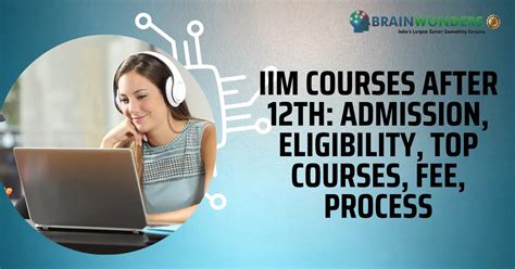 Iim Courses After 12th Admission Process Top Courses Eligibility Brainwonders