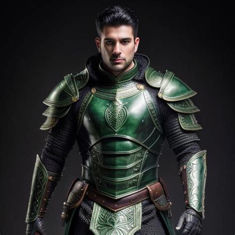 Green Leather armor 4 by Balhirath on DeviantArt