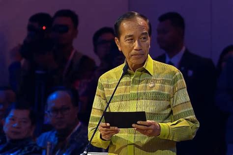 Iaf Jokowi Singgung Capaian Target Sdgs Mini Hingga Inflasi