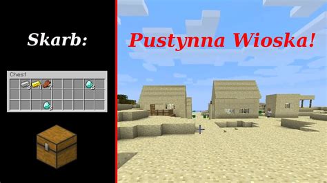 Pustynna Wioska I Skarb W Minecraft Youtube