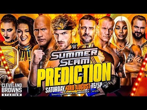 WWE SummerSlam 2024 Early Match Card Prediction HD Wrestle Freakin