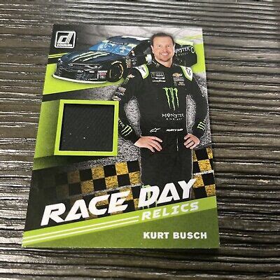 2020 Donruss Racing NASCAR Race Day Relics Used TIRE RD KU Kurt Busch