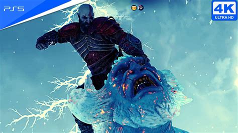 God Of War Ragnarok Visi Haglkorn Fight K Fps Ps Youtube