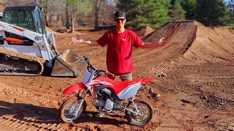 We Built The Most Insane Backyard Pit Bike Track Start To Finish