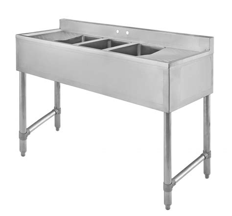 Klinger S Trading DEL32D 60 3 Three Compartment Sink