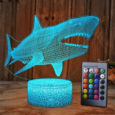 Requin Led Veilleuse Veilleuse Chambre D Coration De F Te No L