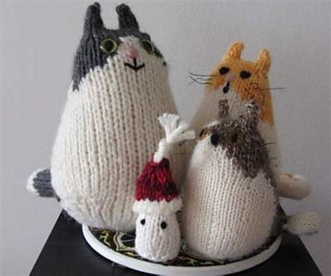 Brownie The Cat Knitted Dolls Knitted Cat Knitted Animals