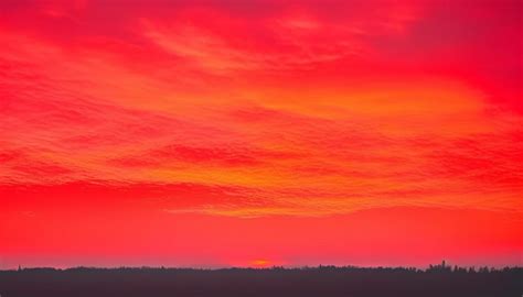 In Francia Il Cielo Si Tinge Di Rosso A Causa Di Un Raro Fenomeno