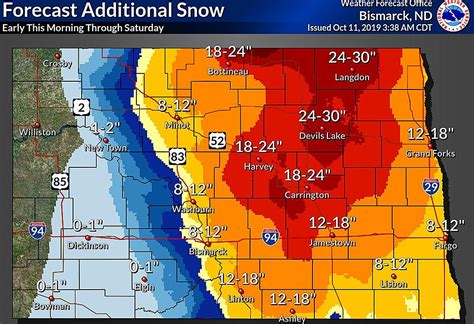 Update: Major North Dakota Highways Closed Amid Fall Snowstorm