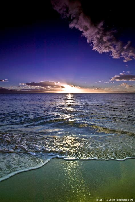 Photo~Zen: Pictures of Maui, Hawaii - Maui Sunset from West Kaanapali ...