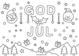 God Jul M Larbilder Gratis Utskrivbar Sidor F R Barn