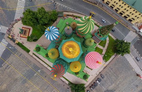 Overhead View Of St Basil S Cathedral R Beamazed