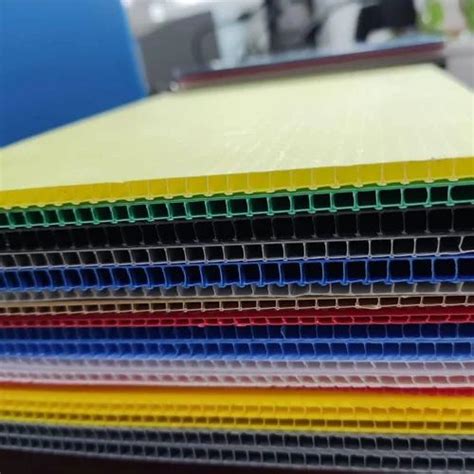 Multicolor Pp Colored Plastic Sheet For Advertising Thickness Mm At